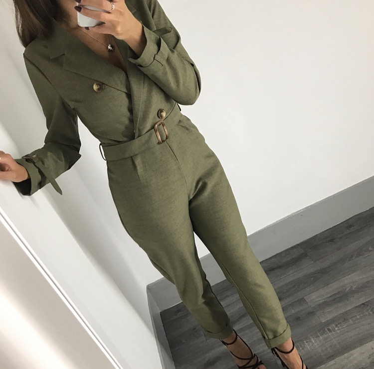 blazer style jumpsuit